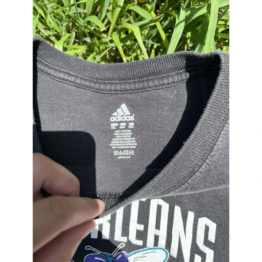 New Orleans Hornets Adidas Men's Shirt NBA Basketball Size 2XL Black